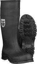 Heartland WorkLite 15" Steel Toe SEBS Abrasion Resistant Boot, Black/Black