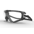 Edge Tactical Super 64 Ballistic Safety Glasses, Clear Vapor Shield Lens