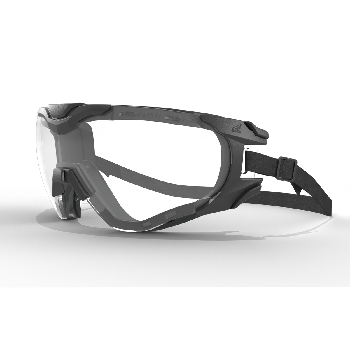 Edge Tactical Super 64 Ballistic Safety Glasses, Clear Vapor Shield Lens