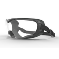 Edge Tactical Super 64 OTG Ballistic Safety Glasses, Clear Vapor Shield Lens