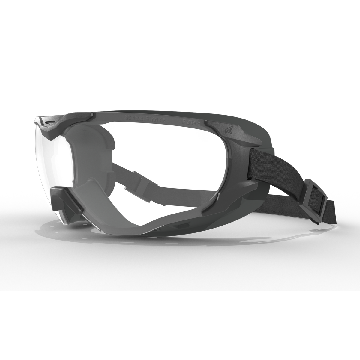 Edge Tactical Super 64 OTG Ballistic Safety Glasses, Clear Vapor Shield Lens