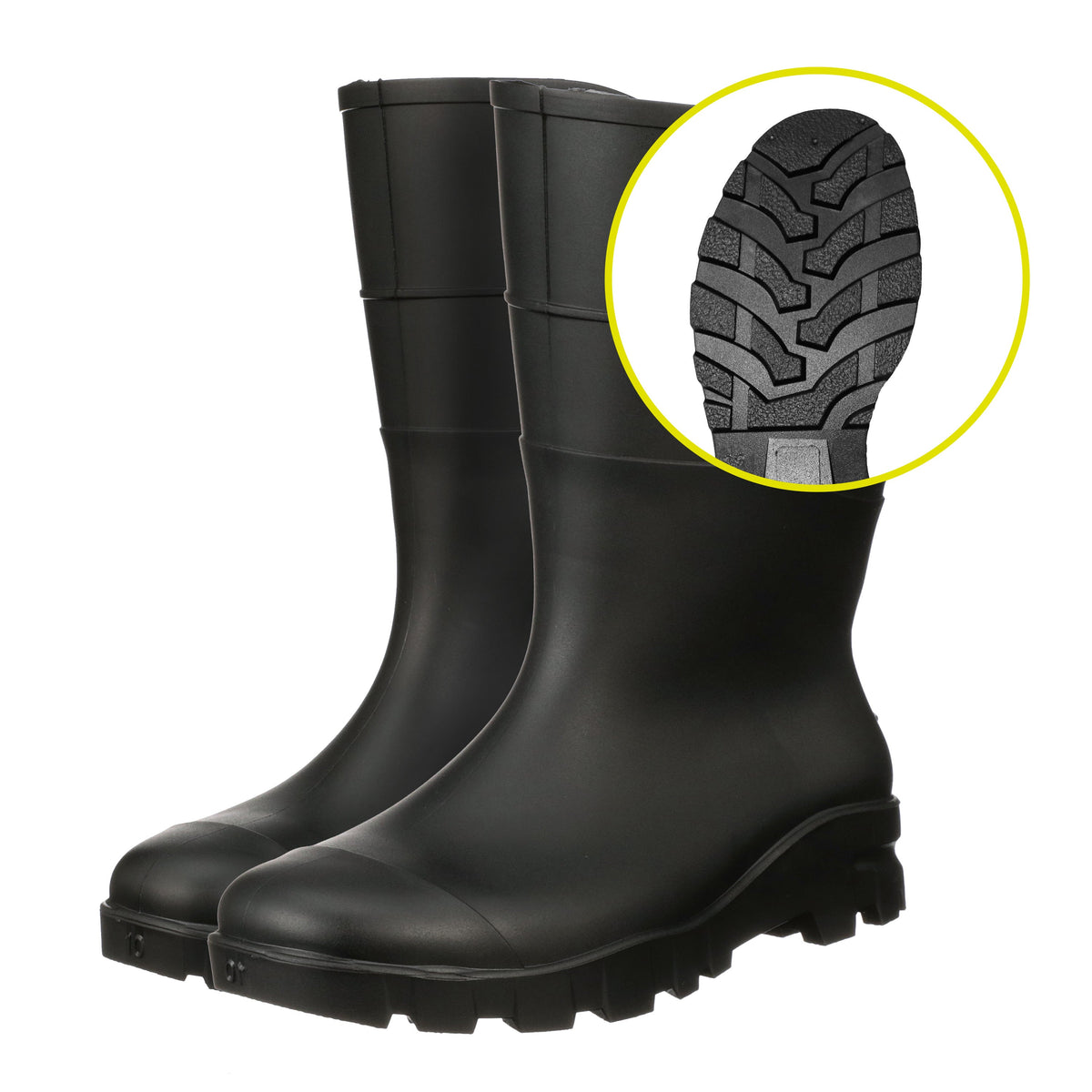 Heartland General Purpose Outdoor & Recreational Boot, Black/Black (Style 44231)
