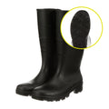 Heartland All Purpose 15" Steel Toe Boot, Black/Black