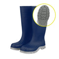 Heartland LineTuff 15" Steel Toe Chemical & Organic Resistant Boot, Blue/Grey