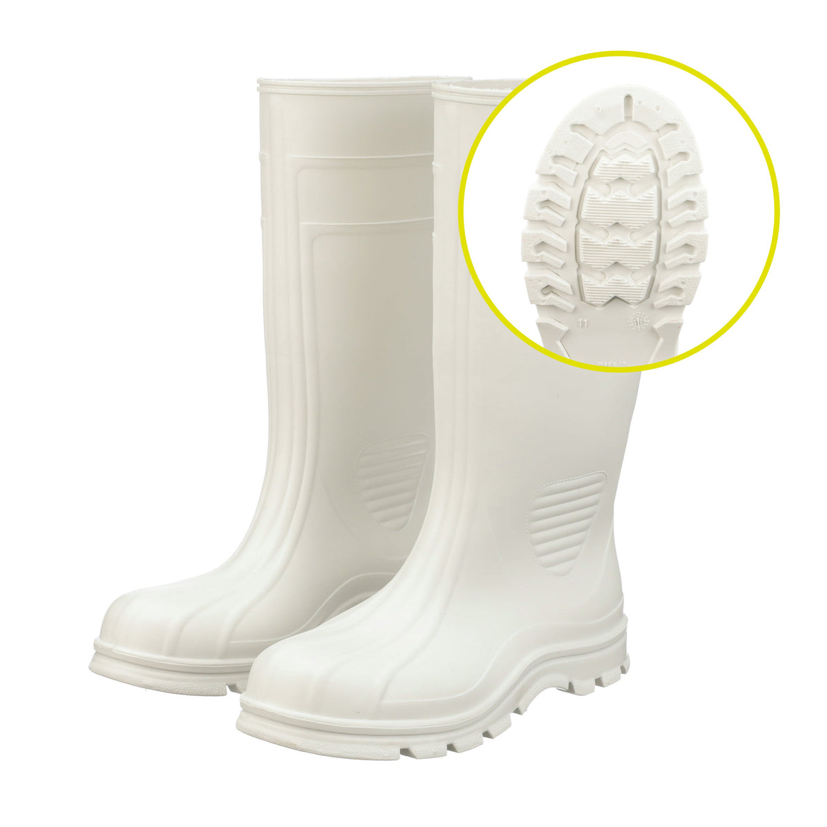 Heartland WhiteTuff 15" Steel Toe Chemical Resistant Boot, White/White