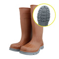Heartland ChemTuff 15" Steel Toe Chemical Resistant Boot, Brick/Grey