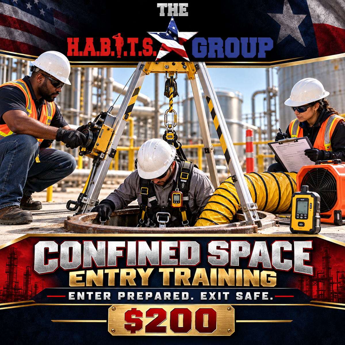 Confined Space Entry Training. Enter prepared. Exit safe.