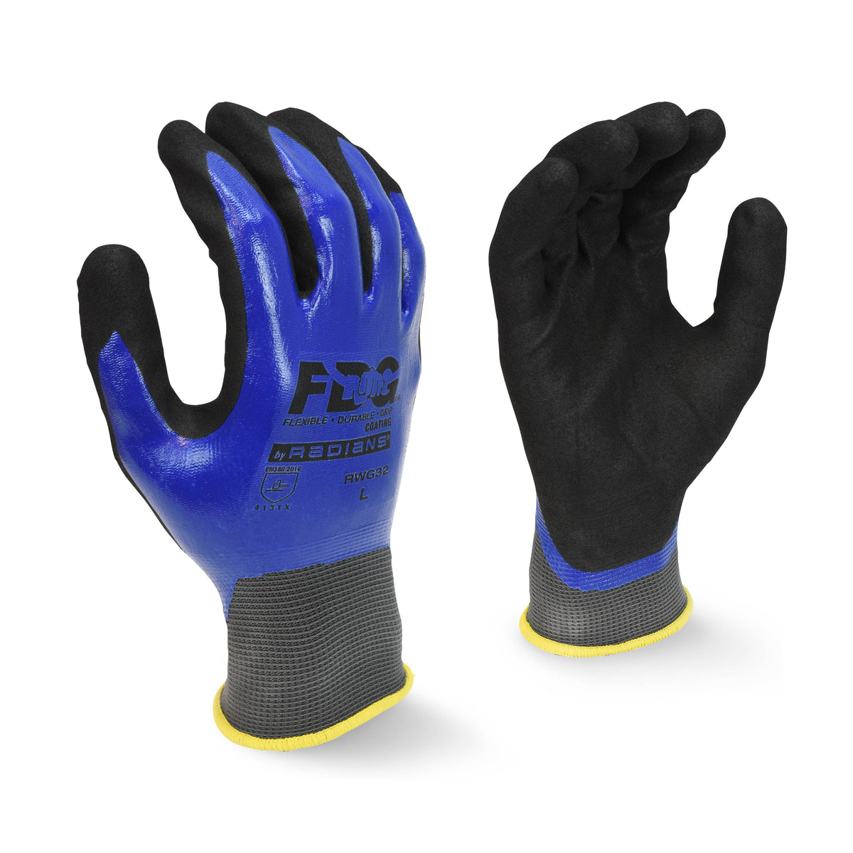 Radians RWG32 Fully Coated Nitrile Work Gloves